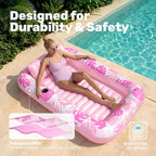 Tyiiplus™ Extra Large Inflatable Sunbathing Pool Lounger