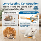 ❤️For happy, healthy, and active indoor cats🐱Swabs Cat Toys with Catnip