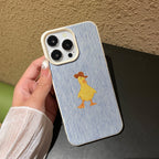 🐥🤠 Cowboy Duck iPhone Case – Cute Western Duck Phone Cover