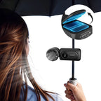 Mini Clip Fan – 3-in-1 Portable Rechargeable Fan with 3000mAh Battery, 5 Speeds & 180° Adjustable Airflow