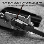 Universal Rear Seat Quick Release Latch Kit with Elastic Pull Rope