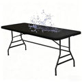 Stretch Fabric Table Top Cap Cover – Elastic Edge, Waterproof & Reusable
