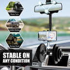 🤳🏽Multifunctional 360 Rotatable Car Rearview Mirror Phone Holder