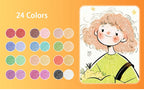 🎨Glitter Effect Brush Markers🥇✨: Create Sparkling Art Smoothly 🥳(🌈24-96 Colors | Smooth No Clog | No Bleed Through📝)