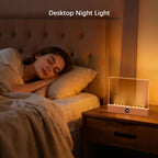 Rechargeable Flat LED Book Light 🌟 3 Colors Timer Perfect Night Reading