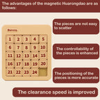 Magnetic Sliding Number Puzzle Game