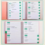 📚Mini password book with lettered tabs | password notebook for internet and computer login, username, home, office passwords