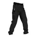 Men's Waterproof Tactical Work Pants - Solid Color with Multi-Pockets for Outdoor Activities