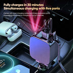 Multi-functional Universal Retractable Super-Fast Car Charger