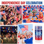 🦅🔔4th of July Glitter Stick🎇 Red, White & Blue Body & Hair Sparkle