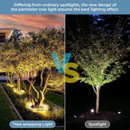 Warm White LED Outdoor Ring Tree Lights