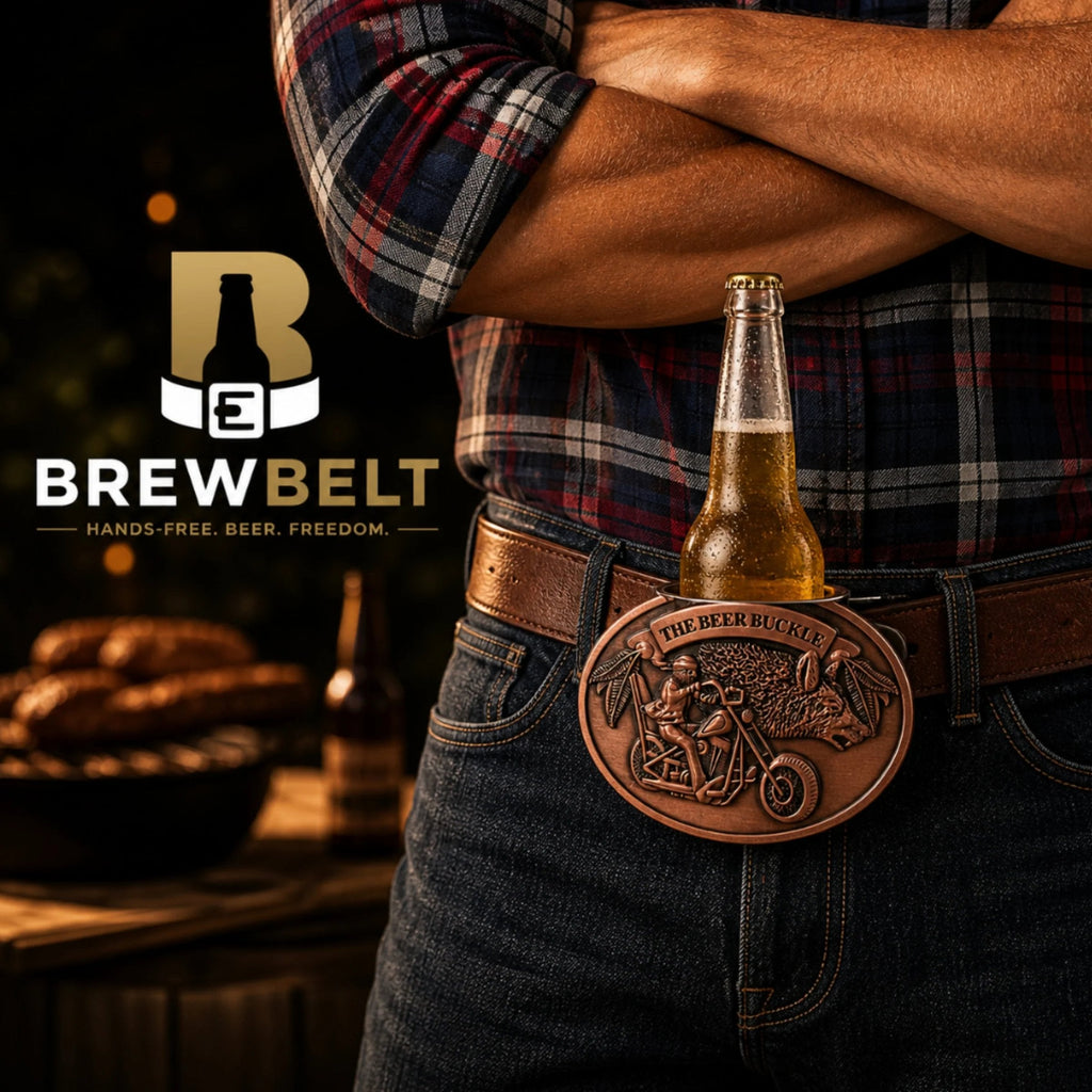 🍺 Hands-free Beer Belt Buckle Holder