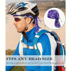 Cooling Paisley Helmet Liner & Headscarf