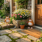 Rustic Cat-Shaped Iron Statue