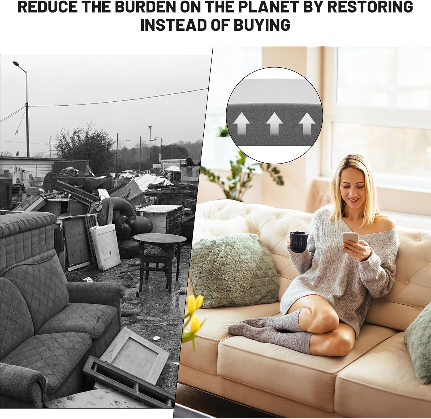 🛋️Couch Cushion Support For Sagging Seat