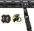 Tactical Single Point Bungee Sling with M-LOK QD Mount