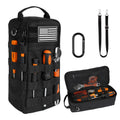 Portable Tool Bag, Heavy Duty Tool Pouch Bag with Shoulder Strap (Tools not Included)