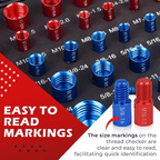 Nut and Bolt Thread Checker (SAE & Metric)